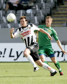 Andreas Yngvesson gjorde debut i Landskrona