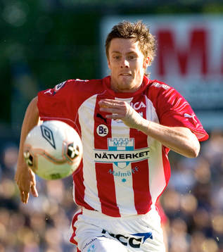 Jesper Bech, debut i Malmö