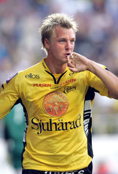Mathias Svensson jublar