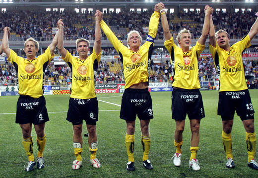 Johan Karlsson, Anders Svensson, Johan Sjöberg, Mathias