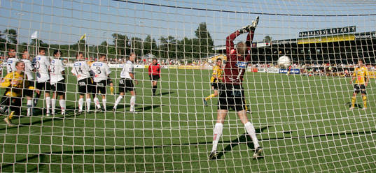 Mur, frispark, målvakt, mål