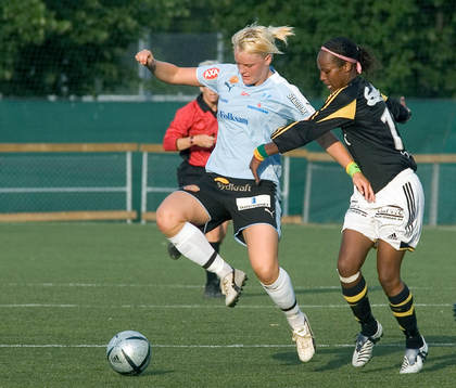 Nilla Fischer, Malmö och Hodan Siid-Ahmed, AIK