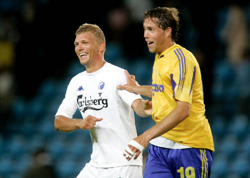 Bröndby - Köpenhamn: Marcus Allbäck, Köpenhamn, och