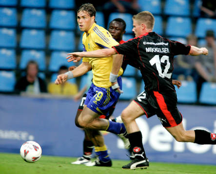 Bröndby - Midtjylland: Johan Elmander, Bröndby