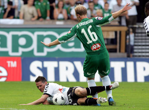 Jon Jönsson, Landskrona och Mikael Andersson, Hammarby