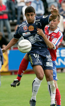 Ailton Almeida och Erik Wahlstedt
