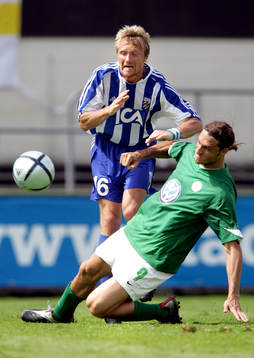 Magnus Johansson, Göteborg och Diego Klimowicz, Wolfsburg