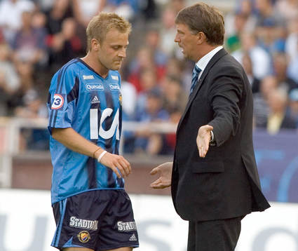 Daniel Sjölund och Kjell Jonevret, tränare, Djurgården
