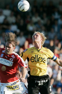 Lasse Johansson och Johan Sjöberg, nickduell