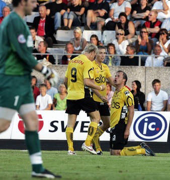 Hasse Berggren, Mathias Svenson och Daniel Alexandersson,