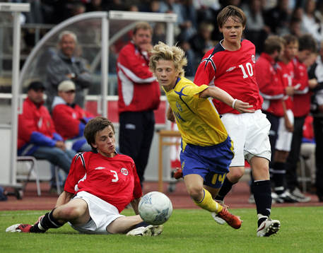 Bläddra bland fler bilder av Fotboll, U17, Sverige - Norge