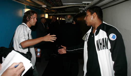 Mattias Lindström och Alvaro Santos