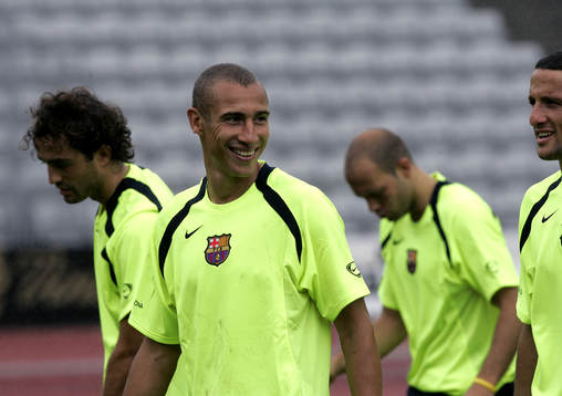 Henrik "Henke" Larsson har kul i gruppen