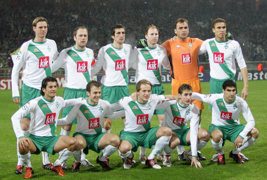 Fotboll, lagbild, Werder Bremen