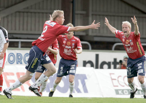 Johan Anegrund, Örgryte, jubel