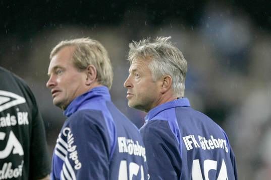 Kjell Pettersson och Arne Erlandsen, tränare