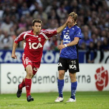 0-2, Stefan Selakovic, med pannan - och IFK-jubel