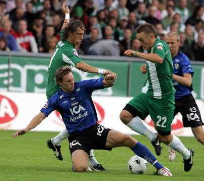 Björn Runström och Petter Andersson, Hammarby och Peter