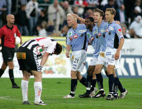 Landskrona, depp, Gefle, jubel, Anders Wikström och Benny