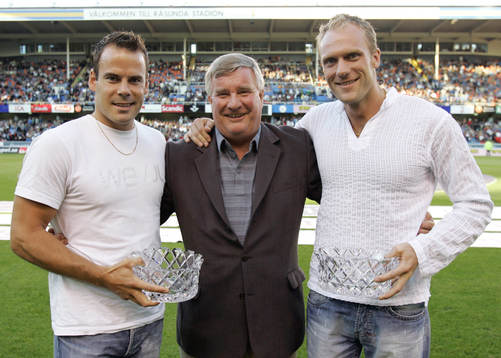 Markus Oskarsson, Berndt Rosqvist och Henrik Nilsson, kanot
