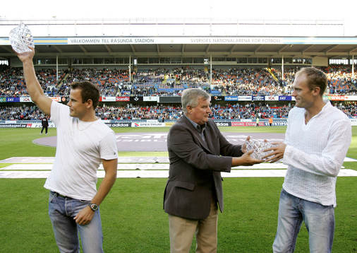 Markus Oskarsson, Berndt Rosqvist och Henrik Nilsson, kanot