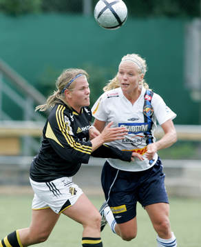 Hanna Jöhnk, AIK och Elin Ekblom, Djurgården/Älvsjö