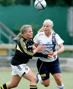 Hanna Jöhnk, AIK och Elin Ekblom, Djurgården/Älvsjö