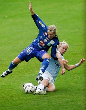 Malmö - Linköping: Therese Jönsson, Malmö och Maria