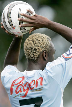 Joseph Elanga, Malmö FF, inkast