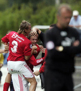 Tobias Solberg och Anders Sulisalo, Degerfors (Jubel)