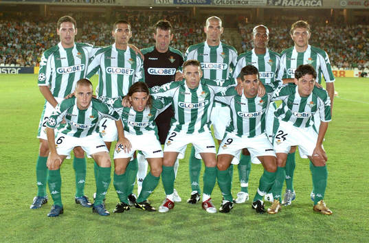 Fotboll, lagbild, Betis Sevilla