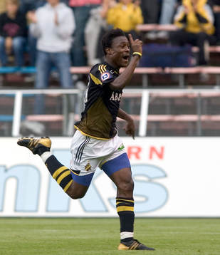 Derek Boateng, AIK, jubel