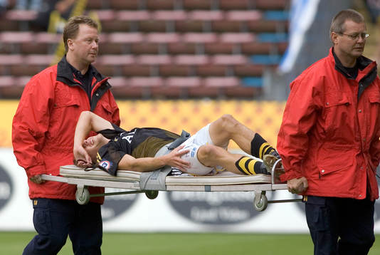 Mattias Moström, AIK skadad