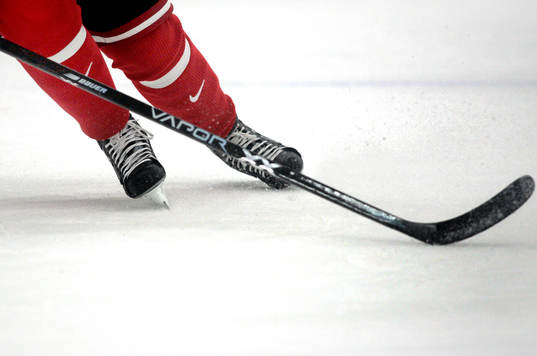 Ishockey, Is, klubba, skydd, skridsko, bromsa