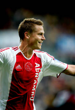 Fotboll, Markus Rosenberg, Ajax. jubel, mål, glädje