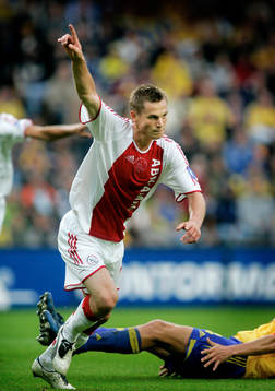 Bröndby - Ajax: Markus Rosenberg, Ajax, gjorde 1-0