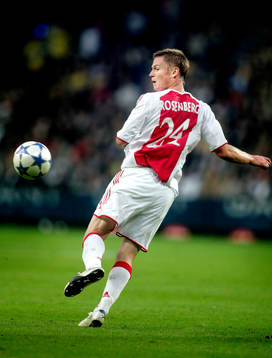 Bröndby - Ajax: Markus Rosenberg, Ajax, gör en klack i