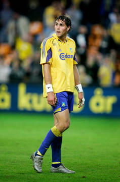 Bröndby - Ajax: Johan Elmander, Bröndby