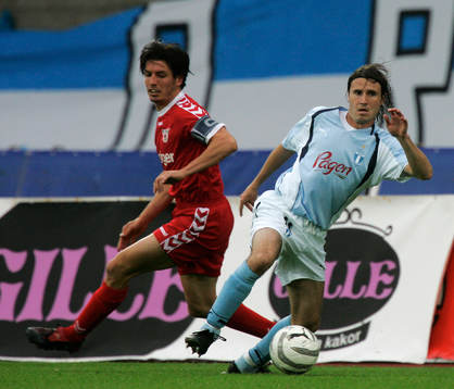 Andres Gerber, Thun och Yksel Osmanovski, Malmö