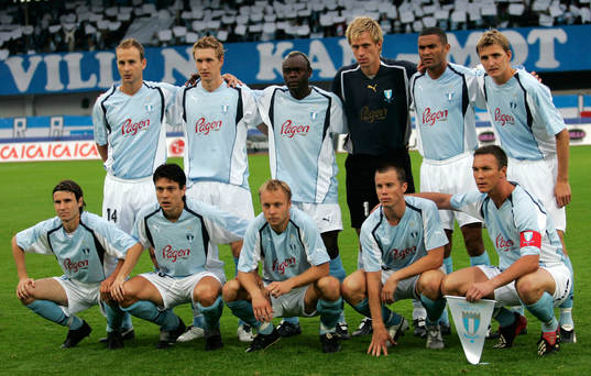 Fotboll, Champions League, Malmö FF, lagbild, startelva