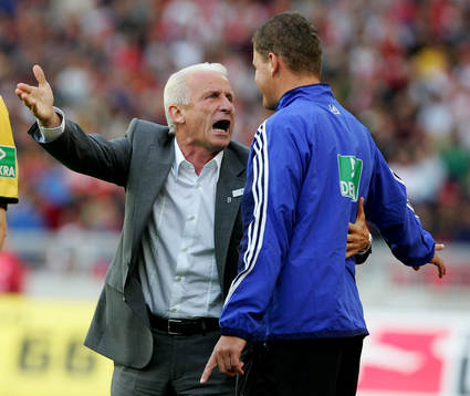 Tränare Giovani Trapattoni och  Roland Greth, Köln