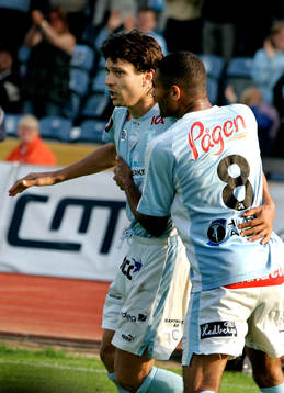 Jari Litmanen, Malmö, gjorde sitt första mål för MFF,