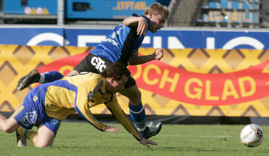Tobias Eriksson, Sundsvall, faller