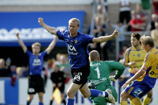 1-0 Andreas Johansson. jubel