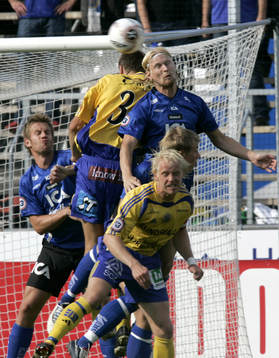 Per Johansson och Tommy Jönsson mot Elias Storm och Patrik