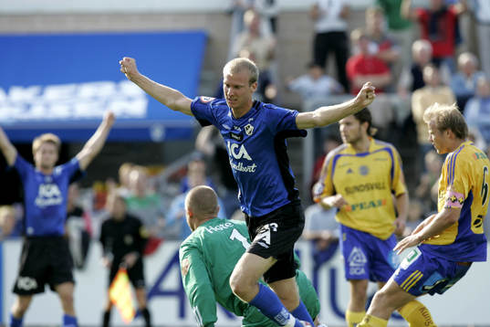 1-0 Andreas Johansson. Jubel