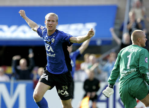 1-0 Andreas Johansson. Jubel