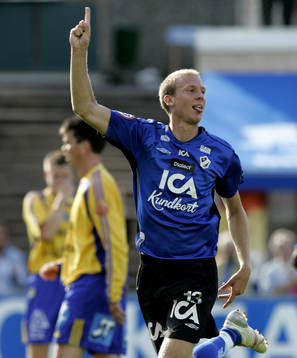1-0 Andreas Johansson. Jubel