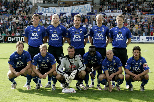 Fotboll, allsvenskan, Halmstad, lagbild, startelva