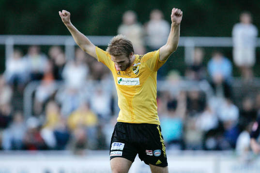 0-1, målskytten Jesper Westerberg jubel